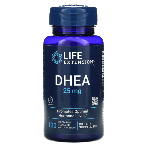 Life Extension Sports Nutrition & More Life Extension DHEA (dehydroepiandrosterone) 25mg 100 Tabs (to be dissolved in the mouth)