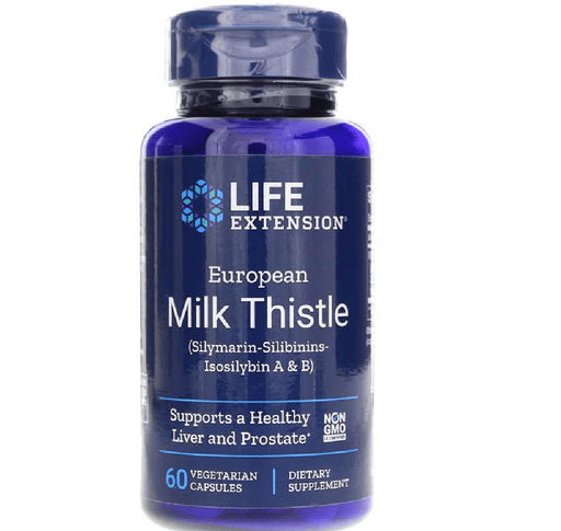 Life Extension Vitamins, Minerals, Herbs & More Life Extension European Milk Thistle 60 Vege Caps