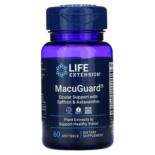 Life Extension Vitamins & Minerals Default Life Extension MacuGuard Ocular Support w/ Saffron & Astaxanthin 60SG