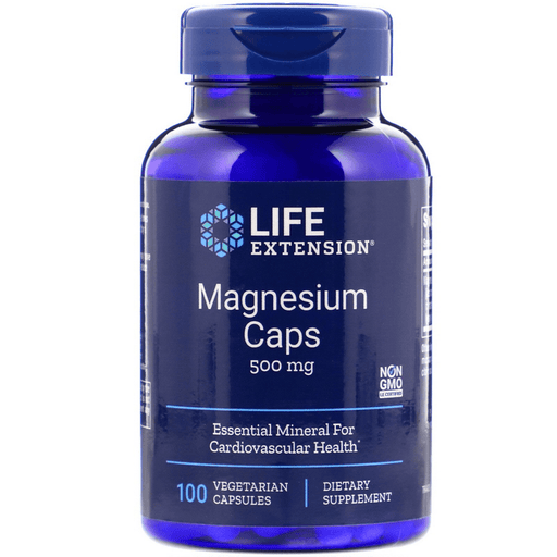 Life Extension Vitamins, Minerals, Herbs & More Life Extension Magnesium CAPS 500mg 100 Vege Caps