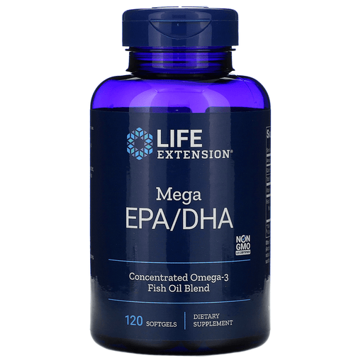 Life Extension Vitamins, Minerals, Herbs & More Life Extension Omega-3 120 Softgels (Formally Mega EPA/DHA)