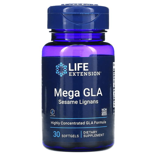 Life Extension Vitamins, Minerals, Herbs & More Life Extension Mega GLA with Sesame Lignans 30 Softgels