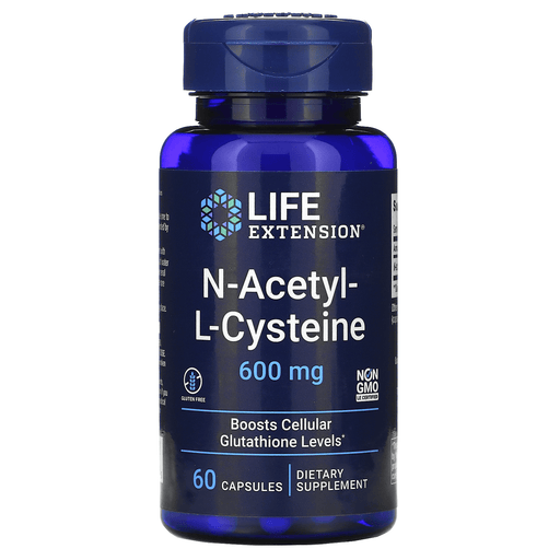 Life Extension Sports Nutrition & More Life Extension N-Acetyl Cysteine 600 mg 60 Caps