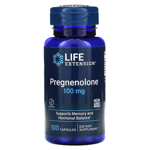 Life Extension Vitamins, Minerals, Herbs & More Life Extension Pregnenolone 100 mg 100 Caps