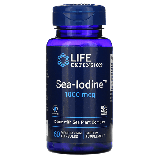 Life Extension Vitamins, Minerals, Herbs & More Life Extension Sea-Iodine 1000 mcg, 60 Vegecaps