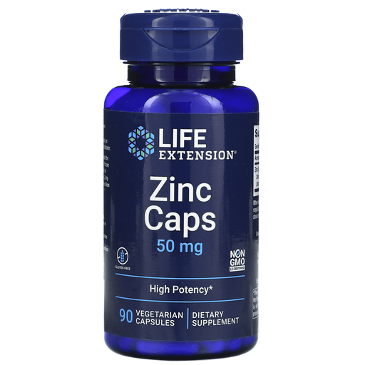Life Extension Vitamins, Minerals, Herbs & More Life Extension Zinc 50 mg 90 Vegecaps