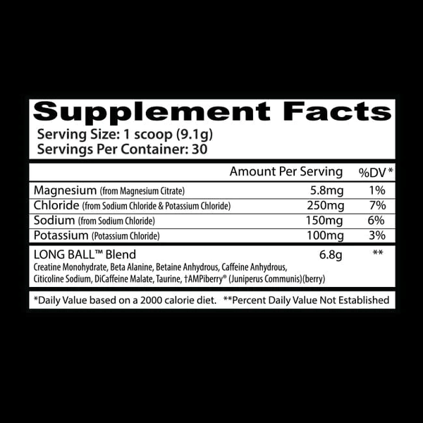 Insane Labz Pre-Workouts Insane Labz Long Ball 30 Servings