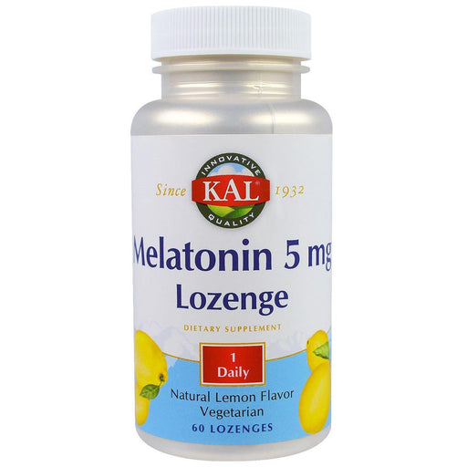 Kal Sports Nutrition & More Kal Melatonin Lemon 5mg 60 Lozenges