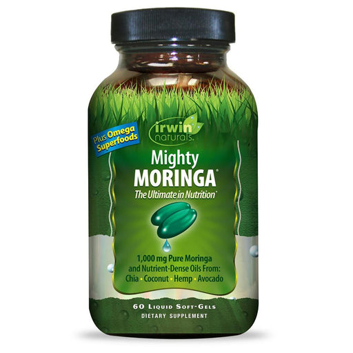 Irwin Naturals Vitamins, Minerals, Herbs & More Irwin Naturals Mighty Moringa 60 Liquid Soft Gels (581961809964)