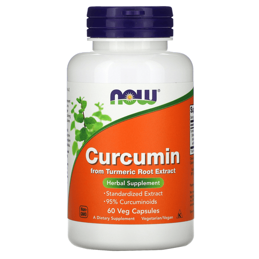 Now Foods Vitamins, Minerals, Herbs & More Now Foods Turmeric Curcumin Extract 95% 665 Mg 60 Vegetable Capsules