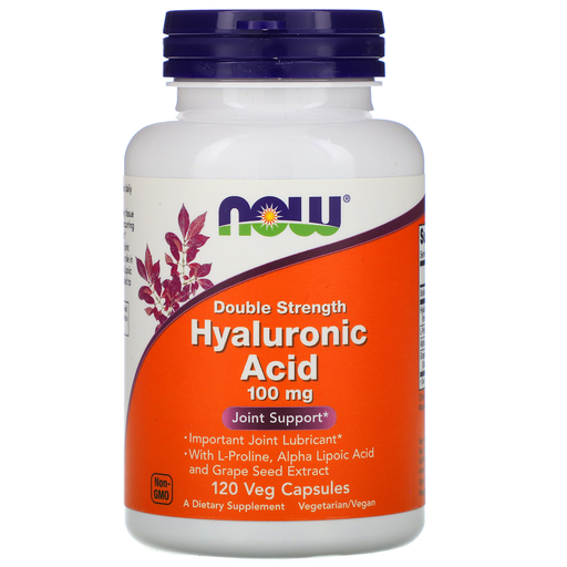 Now Foods Vitamins, Minerals, Herbs & More Now Foods Hyaluronic Acid 100 Mg 2X Plus 120 Vegetable Capsules