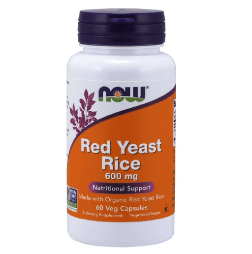 Now Foods Vitamins, Minerals, Herbs & More Now Foods Red Yeast Rice 600 Mg Org 60 Vegetable Capsules