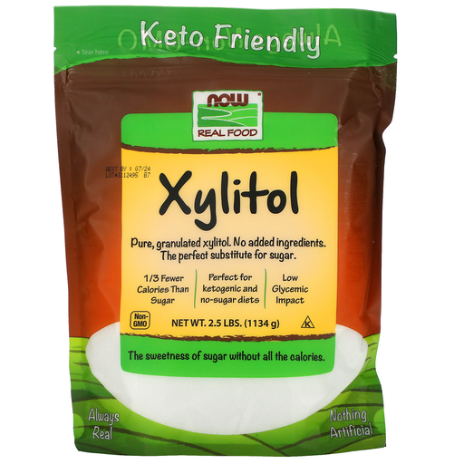 Now Foods Vitamins, Minerals, Herbs & More Now Foods Xylitol 2.5 Lbs
