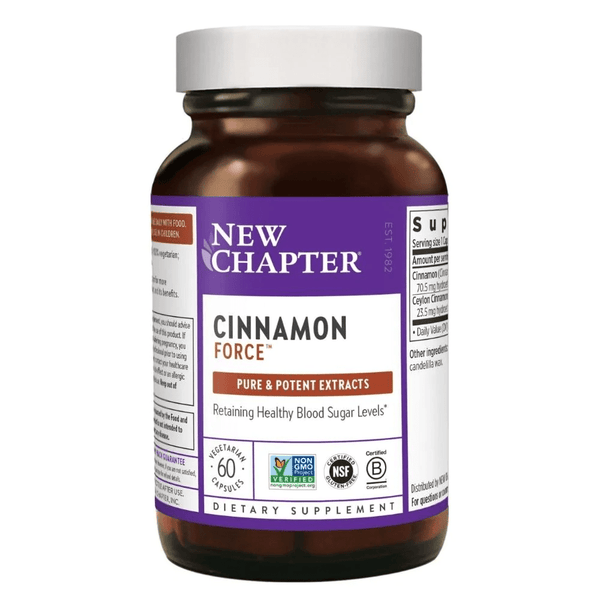 New Chapter Vitamins, Minerals, Herbs & More New Chapter Cinnamon Force 60 Liquid Caps