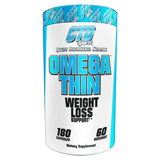 CTD Labs Sports Nutrition & More CTD Labs Omegathin + CLA 180 Gels (581422415916)