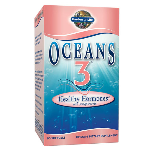 Garden of Life Vitamins, Minerals, Herbs & More Garden of Life Oceans 3 Healthy Hormones w/OmegaXanthin 90 Gels