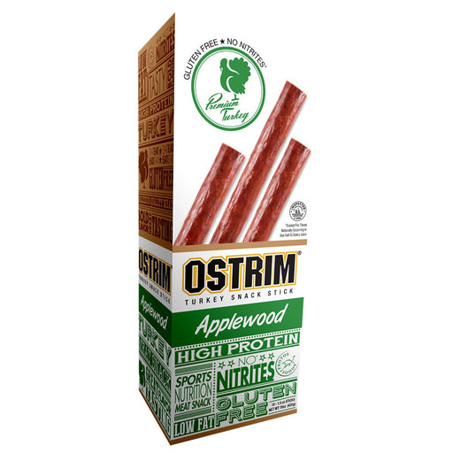 Ostrim Sports Nutrition & More Applewood Ostrim Turkey Snack Stick 10/Box