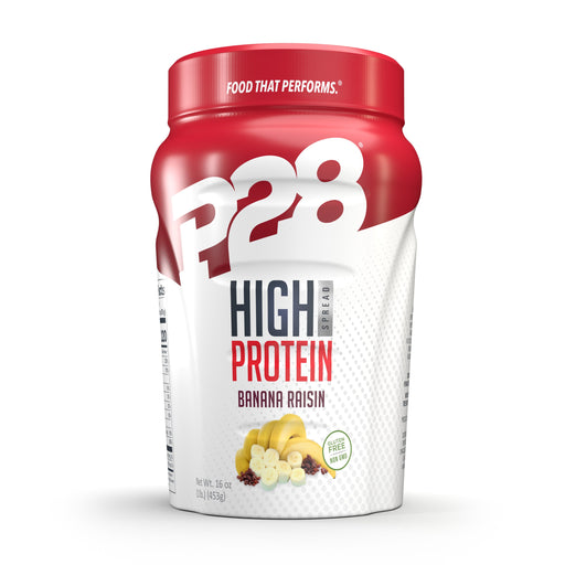 P28 Sports Nutrition & More P28 High Protein Spread Banana Raisin 16 Oz (581901647916)