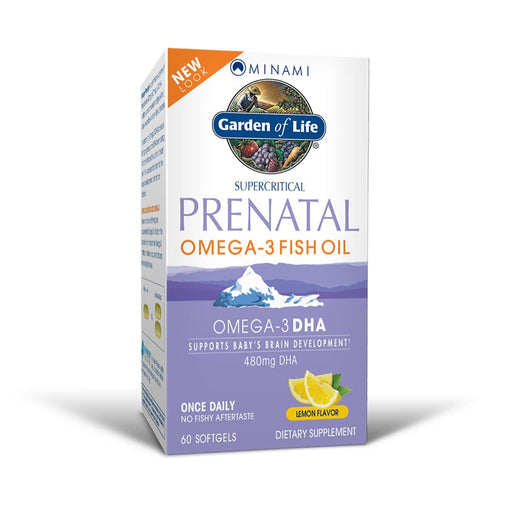 Minami Nutrition Vitamins, Minerals, Herbs & More Minami Nutrition Prenatal Omega-3 Fish Oil Lemon Flavor 60 Gels (581263065132)