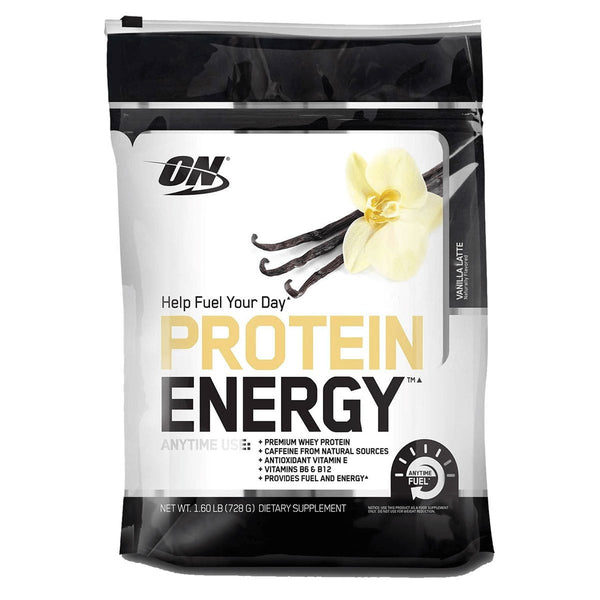 Optimum Nutrition Sports Nutrition & More Vanilla Latte Optimum Nutrition Protein Energy 52 Servings (582109298732)