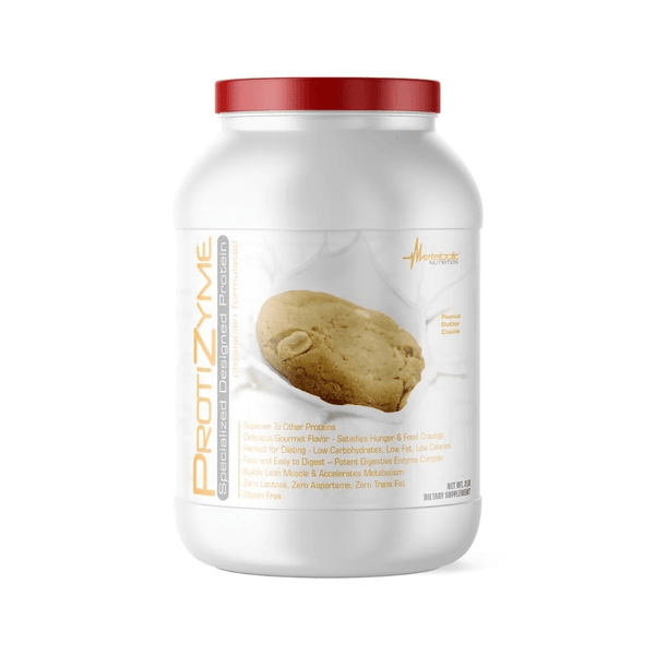 Metabolic Nutrition Sports Nutrition & More Peanut Butter Cookie Metabolic Nutrition Protizyme 2 Lbs