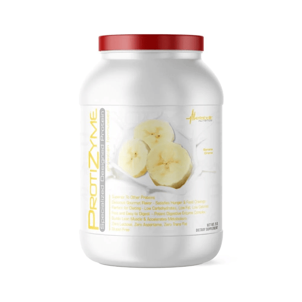 Metabolic Nutrition Sports Nutrition & More Banana Creme Metabolic Nutrition Protizyme 2 Lbs