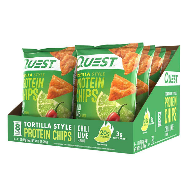 Quest Nutrition Foods & - Juices Chili Lime Quest Protein Tortilla Chips 8/Box