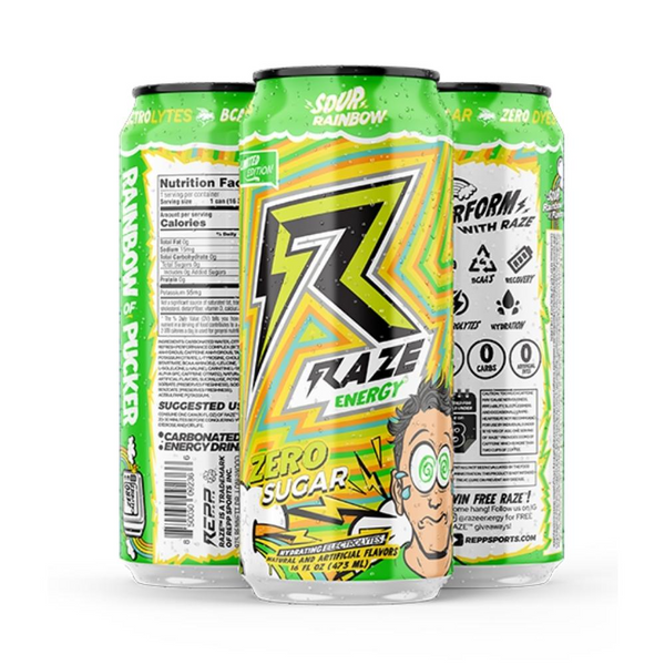 REPP SPORTS Drinks Rainbow of Pucker REPP Sports Raze Energy 12/Case