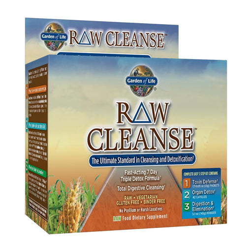 Garden of Life Vitamins, Minerals, Herbs & More Garden of Life Raw Cleanse Fast-Acting 7 Day Triple Detox Formula