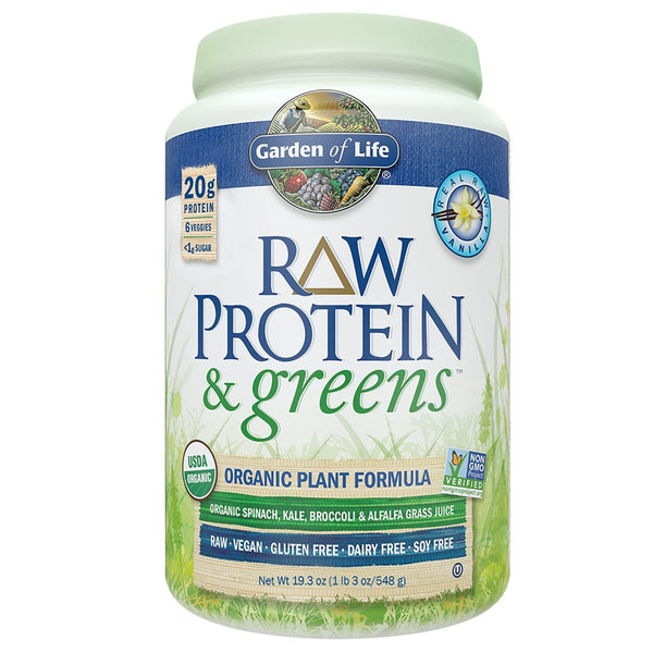 Garden of Life Sports Nutrition & More Vanilla Garden of Life Raw Protein & Greens (582468141100)