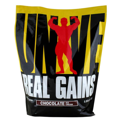 Universal Sports Nutrition & More Chocolate Ice Cream Universal Real Gains 6.85 Lbs
