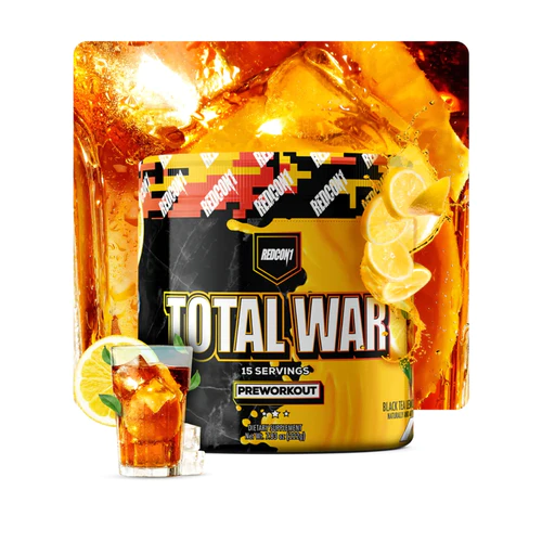 Redcon 1 Pre-Workouts Redcon1 Total War Black Tea Lemonade 15 Servings