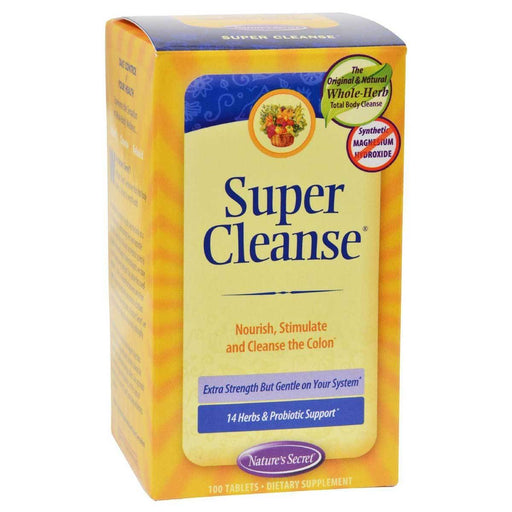 Nature's Secret Vitamins, Minerals, Herbs & More Nature's Secret Super Cleanse 100 Tabs (581243502636)