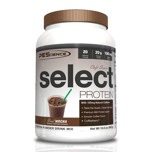 PEScience Protein Powders Iced Mocha PEScience Cafe Select Protein 20 Serving (582503890988)