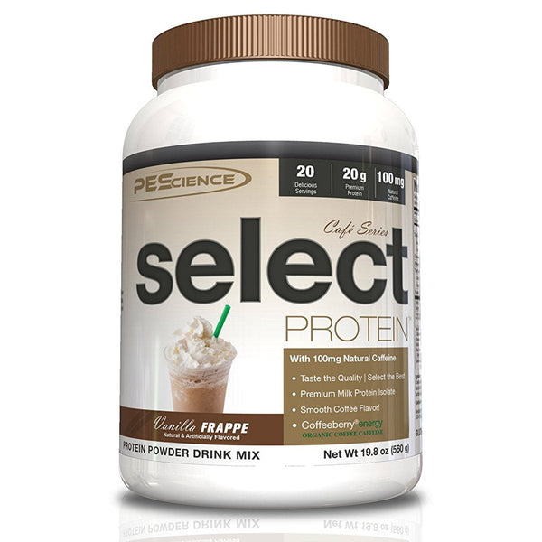 PEScience Protein Powders Vanilla Frappe PEScience Cafe Select Protein 20 Serving (582503890988)
