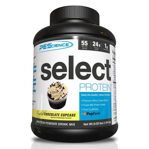 PEScience Protein Powders Frosted Chocolate Cupcake PEScience Select Protein 55 Servings