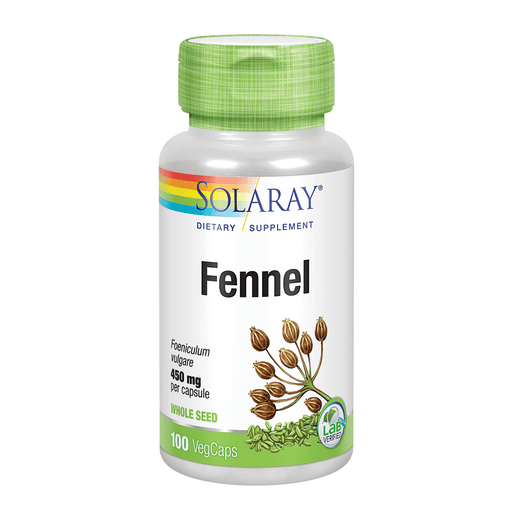 Solaray Store Stock Only SOL FENNEL SEEDS 450mg 100C