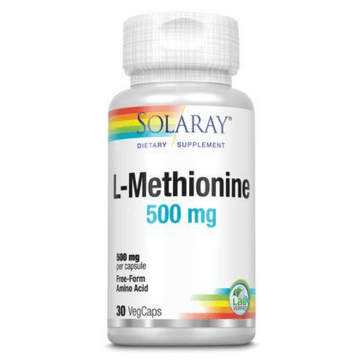 Solaray Sports Nutrition & More Solaray Free Form L-Methionine 500mg 30 Caps