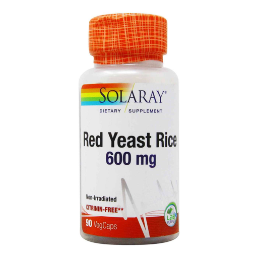 Solaray Vitamins, Minerals, Herbs & More Solaray Red Yeast Rice 600mg 90 caps
