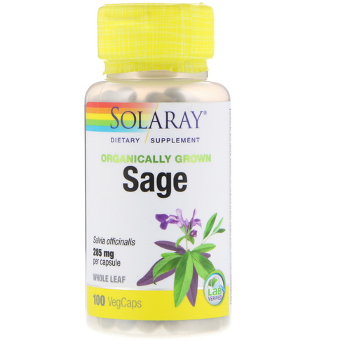 Solaray Store Stock Only SOL SAGE 570mg 100C