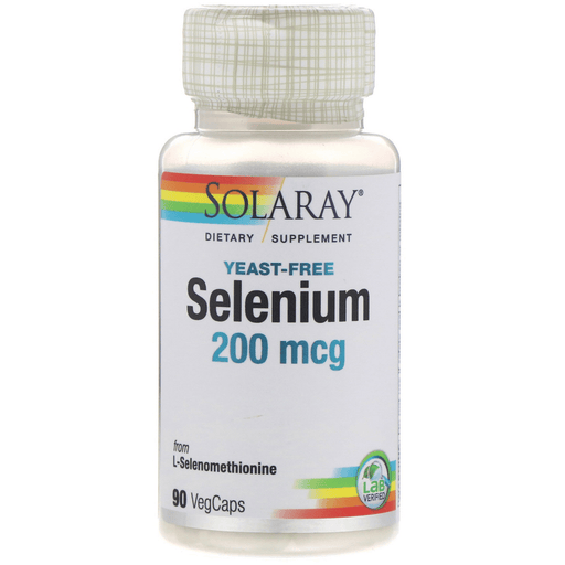 Solaray Vitamins, Minerals, Herbs & More Solaray Selenium Yeast-Free 200mcg 90 caps