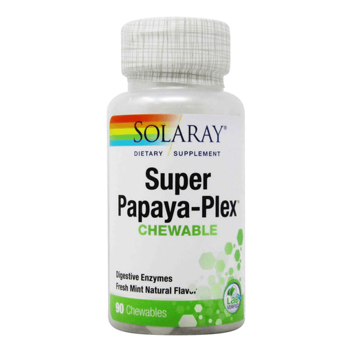 Solaray Vitamins, Minerals, Herbs & More Solaray Super Papaya-Plex 90 Chews