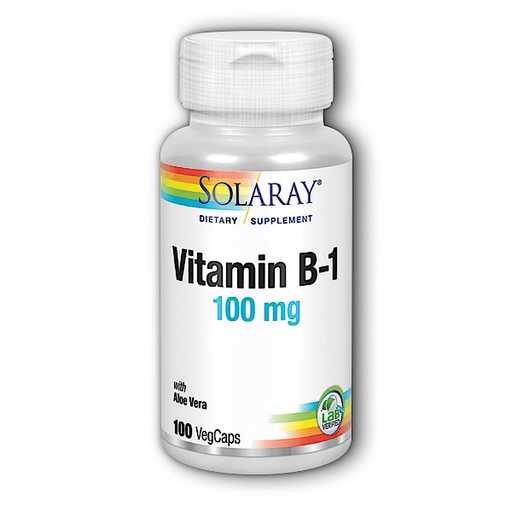 Solaray Vitamins, Minerals, Herbs & More Solaray Vitamin B-1 100mg 100 caps
