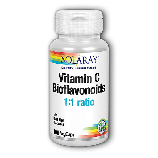 Solaray Vitamins, Minerals, Herbs & More Solaray Super Bio-Plex Vitamin C and Bioflavonoids 100 Caps
