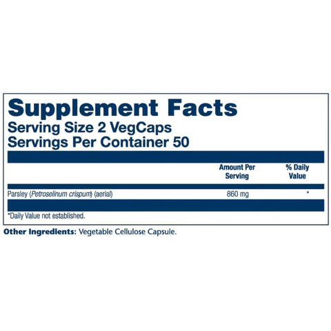 Solaray Herbs SOL PARSLEY 430mg 100C
