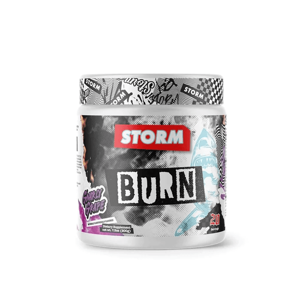 Storm Lifestyles Pre-Workouts Gnarly Grape Storm Burn 20 Servings