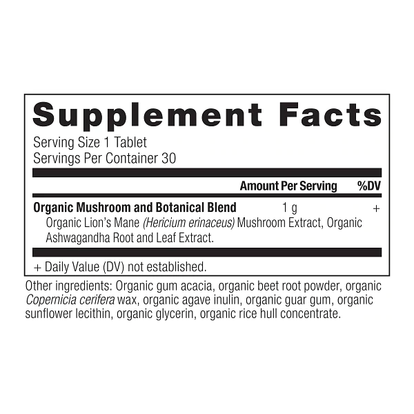 Ancient Nutrition Herbs Ancient Nutrition Organic Lions Mane 30ct