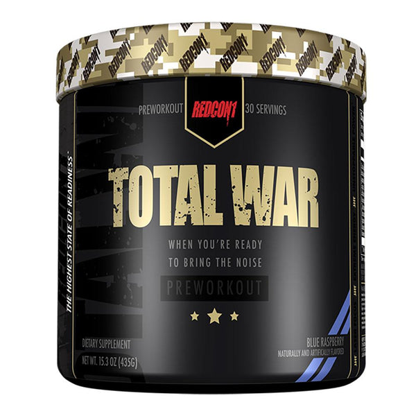 Redcon 1 Sports Nutrition & More blue raspberry Redcon1 Total War Pre Workout 30 Servings