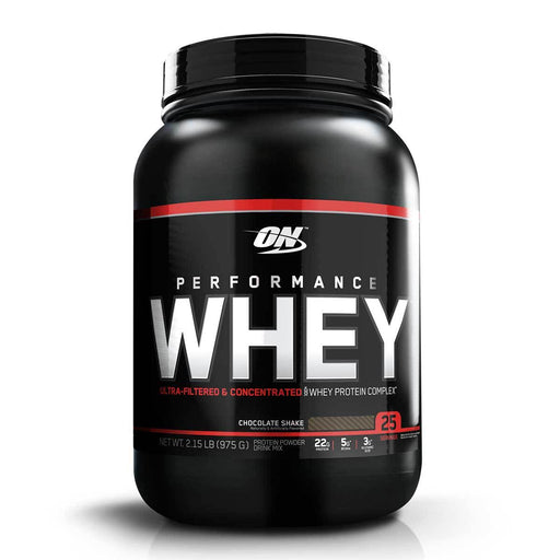 Optimum Nutrition Sports Nutrition & More Chocolate Shake Optimum Nutrition Performance Whey 25 Servings (581333614636)