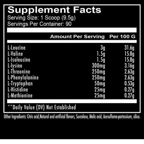 Redcon 1 Amino Acids Redcon1 Grunt EAAs 90 Servings